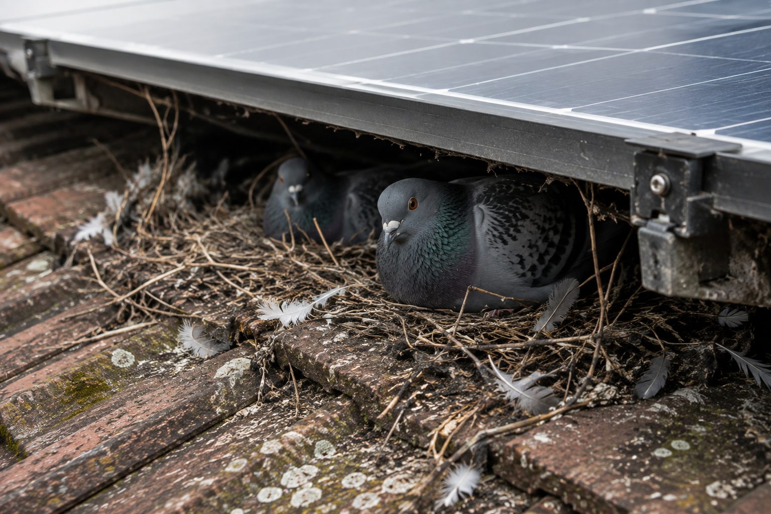 Rooftop solar array on a Yorkshire property